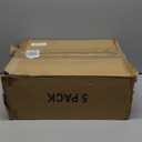 SNSLXH 5 Pack Stackable Closet Storage Basket, Multifunctional & Foldable Closet Organizer for Bathroom Kitchen Laundry Room Wardrobe Storage, Space-Saving Clothes Storage Drawer Organizer, White