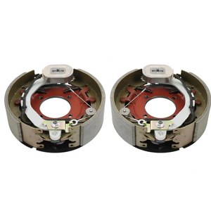 12-1/4" X 3-3/8" (12.25" X 3.375") Electric Trailer Brake Assembly Pair for 8000 LBS (8K) Trailer Axles Left and Right Electric Trailer Brakes