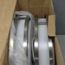 libtit 13 Inch Flush Mount Ceiling Lights with Remote, 24W Dimmable LED Ceiling Light with Nightlight and Timer, 3000K-6500K Adjustable Brushed Nickel Light Fixture for Bedroom Kitchen Bathroom