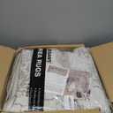 Madane 9x12 Area Rugs for Living Room, Machine Washable Rug with Non-Slip Backing, Soft Vintage Large Area Rug, Floral Print Floor Carpet for Bedroom Dining Room (9 x 12, Brown/Ivory)