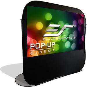 Elite Screens, Pop-Up Cinema 92-inch 16:9, SilkWhite 1.1 Gain, Portable Outdoor, Fast Folding Projector Screen
