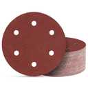 50pcs 9 inch 6 Hole Sanding Discs Set -10 Each of 60 80 120 150 240 Grits, 9" Hook and Loop Adhesive Sandpaper for Drywall Sander