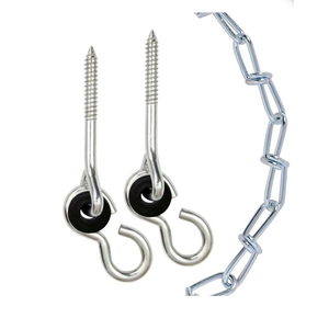 Galvanized Steel Porch Swing Kit A21101, 500 Lbs Capacity