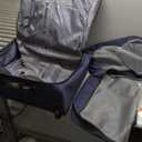 MATEIN Rolling Garment Bags for Travel, Large 2-Wheeled Suit Carrier Fits 17.3Inch Laptop, Foldable Travel Suit Bag With Wheels & 2 Packing Cubes, Check-in Suitcase Luggage for Business Trips, Blue