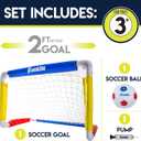 Franklin Sports Kids Soccer Goal with Ball & Pump - 24 x 16