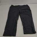 baleaf Womens Travel Pants Lightweight Stretch with Zipper Pockets Petite Ankle Dressy Golf Work Business Casual Slacks ( Dark Grey) 2 XL