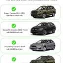 Cross Bars Roof Rack Fit for 2014-2024 Subaru Forester / 2013-2026 XV Crosstrek / 2012-2019 Impreza / 2022-2025 Outback Wilderness Cargo Carrier with Raised Side Rails
