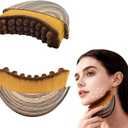 Lymphatic Contour Face Brush for Sculpting & Drainage – Facial Massager for Jawline, Chin & Neck – Reduces Puffiness, Promotes Detox & Lift – Soft Bristles, Improves Skin Glow
