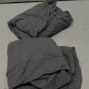 Deisy Dee Stretch XL/Oversized Soft Spandex Extra Large Dining Room Chair Covers for Kitchen Dining Removable Washable Chair Protectors Slipcovers (Grey, 2)