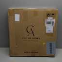 CHI AN HOME 22", 19", 15" Extra Large Hanging Woven Wall Baskets, Water Hyacinth Hanging Wicker Baskets for Wall Decor, Boho Wall Decor Rustic, Oversized Wall Art for Living Room, Bedroom Set of 3 (White)