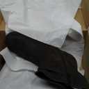 Luoika Women's Wide Width Low Heel Side Zipper Ankle Boots (7.5 Wide, Blackpu 706)