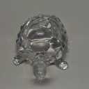Lightahead Chinese FENG Shui Tortoise Turtle Glass Statue Lucky Gift of Good Health (Medium)
