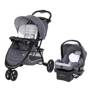 Baby Trend Stroller and EZ-Lift Infant Car Seat, EZ Ride Travel System, Dash Grey, MFG: 04/10/2026, 