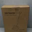 Snow Shovel for Driveway Ergonomic Design 17 Reinforced Heavy Duty Snow Removal Easy Assembled Tool in Winter Snowy Day for Garage Car Parking Port Workshop Barn