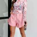 Western Mesh Top Women See Through Cowboy Shirt Mock Neck Country Concert Outfits Layering Sheer Long Sleeve Tops (S)