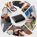 GNDR Wallet For Men RFID Blocking Black Wallets Bifold Faux Leather Card Holder Front Pocket Mens Accessories With Gift Box