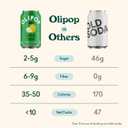 OLIPOP Prebiotic Soda Pop, Lemon Lime, Pantry Pack Packed with Prebiotics, Fiber, and Botanicals, Gluten Free, Vegan, GMO Free, 12oz (12-Cans)