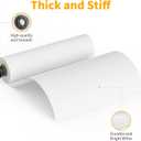 MFLABEL Wide Format Paper 24" x 150' Plotter Paper 4 Rolls CAD Bond Rolls 20lb 2"Core for CAD Printing on Wide Format Ink Jet Printers