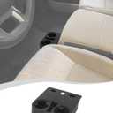 Front Console Cup Holder Compatible with Ford F150/F250/F350/F450 2021-2025, Center Cup Holder Under Front Seat Bottom, Black