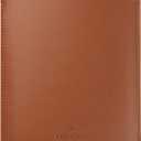 Comfyable E-Reader Sleeve Precisely Compatible with 7 Inch Kindle Paperwhite Colorsoft Edition, 6.8 Inch Kindle Paperwhite 12th/11th/10th Generation 2024-2019, PU Faux Leather Protective Case, Brown (6.8"-7" for Kindle 2024, 2021)