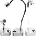 Uonlytech Led Track Lighting Led Track Light 2 PCS Showcase Spotlight Fashion Spotlight Stylish Cabinet Jewelry Light Indoor