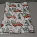 GIOLNIAY Red Truck Christmas Wrapping Paper for Kids Adults - Rustic Holiday Gift Wrap with Farmhouse Trees and Winter Forest Design - 4 Jumbo Sheets, 28" x 40" Each (31 sq. ft ttl), Easy to Store