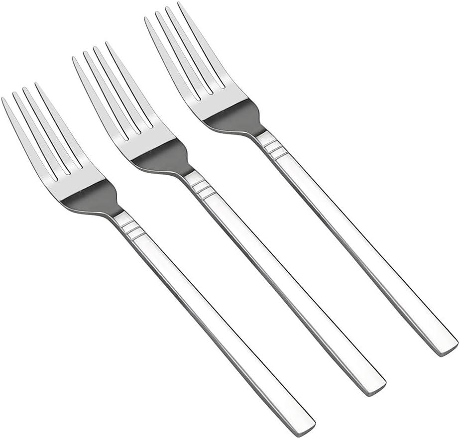 Stainless Steel Dinner Fork, 12-Piece, 7.87-INCH