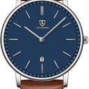 BEN NEVIS Watch, Mens Watch, Minimalist Fashion Simple Wrist Watch Analog Date with Leather Strap