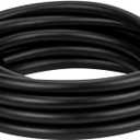 Black Braided Vinyl Tubing 1" - 50ft High Pressure Reinforced PVC Tube