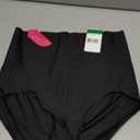 Maidenform Women's High-Waisted Shapewear Underwear - Tummy Control Shaping Brief, Firm Control Panties (Large, Black)