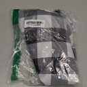 Hiasan Checkered Round Tablecloth 60 Inch - Waterproof Stain and Wrinkle Resistant Washable Fabric Table Cloth for Dining Room Party Outdoor Picnic, Black and White