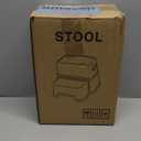 Toddler Step Stool,2 Step Stools for Kids with Anti-Slip Surface and Rubber Bottom, Kids Step Stool Poop Stool for Toilet Potty Training, Bathroom, Kitchen(Include 2 Ducks) (Gray)