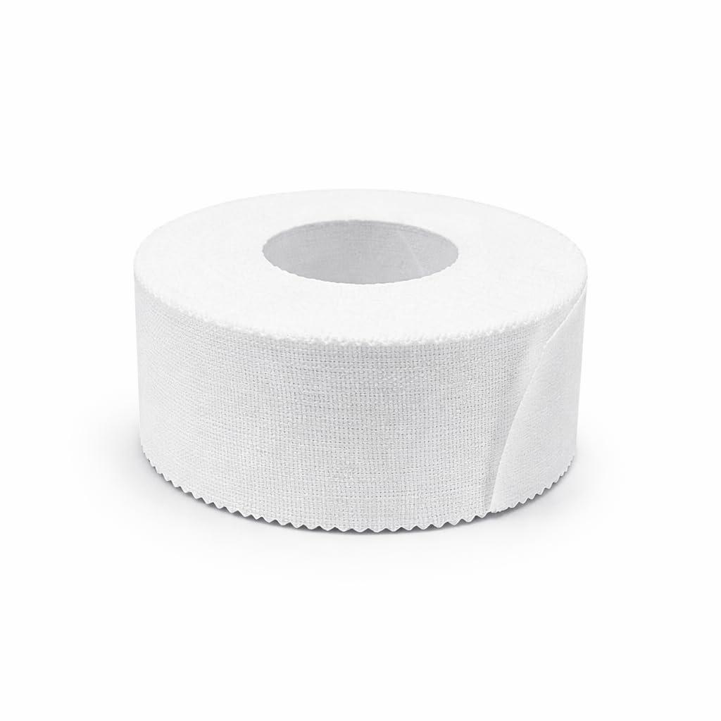 JorVet 1" Standard White Porous Tape | Perfect for Veterinary & Wound Care | 12 rolls per Box | White