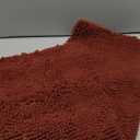 Smiry Dog Door Mat for Muddy Paws 36x24, Absorbs Moisture and Dirt Doormat, Non-Slip Washable Quick Dry Chenille Front Door Mat Indoor Entrance, Entryway Carpet for Inside Floor, Caramel Russet