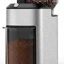 LOSRSWA Burr Coffee Grinder, Stainless Steel, 25 Grind Settings, Anti-static, 1-10 Cup Capacity For Espresso, French Press & Drip Coffee AB-L0866 (Black)