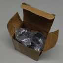 Gute Taper Candle Holder, Candle Holders for Pillar Candles, Matte Black Candlestick Holder Centerpieces for Home Decoration, Wedding Anniversary, Party, Housewarming Gifts,Set of 8,Round