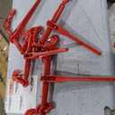 ENJ 4 Pack Ratchet Load Binder with 2 Grab Hooks, for 3/8-1/2 Grade 70 Transport Chain, Load Binder with 9,200 Pound Working Load Limit