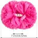 6Pcs Cheerleading Pom Poms Matte Metallic Foil Cheer Pompoms with Baton Handle, Kids Adults Team Spirit Cheering Stuff for Sports Games Carnival