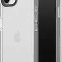RhinoShield Crystal Clear Case Compatible with iPhone 17e / 16e | Advanced Yellowing Resistance, High Transparency, Protective and Customizable Clear Phone Case - Black Camera Ring