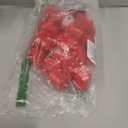 LANKER 24 Pack Flameless Led Tea Lights Candles, Flickering Red Battery Operated Electronic Fake Candles, Decorations for Wedding, Party, Christmas, Halloween (Red)