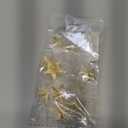 Gold Point Star Lapel Pins, Enamel Pin Set (1 In, 12 Pack)