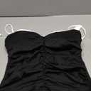 Women Sexy Y2k Double Lined Shelf Bra Tank Top Dressy Crop Corset Camisole Top with Built in Bra for Date Night Club (Large, Black)