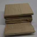 THREAD SPREAD 100% Egyptian Cotton Pillow Cases - 1000 Thread Count Queen/Standard Size Set of 2, Soft & Breathable Extra Long Staple Sateen Weave Cotton Pillow Covers for Bed - Sand