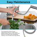 88624000 Pull-Out Hose Replacement for Hansgrohe&Grohe Kitchen Faucets59-Inch Premium Spray Hose with Brass Connectors, Compatible with 95507000, 95506000&48293000Durable Pull-Down Faucet Hose Kit