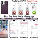 GUERNICA for iPhone 15 Pro Max Wallet Case with RFID Blocking Card Holder for Women Men, Kickstand Shockproof Phone Case for iPhone 15 Pro Max(6.7"),Dark Purple