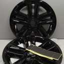 TangMiGe 4-Pack Wheel Skins Compatible with Ford Explorer 2011-2017, 18 inch 18", Hubcap Wheel Cover, Compare Your Wheel Shape & Size Carefully (Black Color)