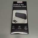 HEYSTOP Switch 2 Case Compatible with Nintendo Switch 2 Case Cover, Switch 2 Protective TPU Cover with Screen Protector and 6 Thumb Grips,HD Tempered Glass,Shock-Absorbing&Scratch-Resistant