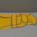 Dog Raincoat, Waterproof Dog Rain Jacket with Hood, Adjustable Rain Coat Poncho with Reflective Strips & Leash Hole for  Puppies, Lightweight Pet Clothes (Yellow) Small 