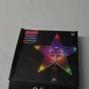 Lumary Christmas Tree Topper 7.6 Inch, Color Changing Xmas Star with Bluetooth App/Remote Control, 80+ Scenes & Music Sync, Multicolor RGB Christmas Tree Decor for Holiday