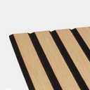 WVH Bark & Bole Geo-Lite Slat Oak Wall Panels, Measures 94.48" x 23.62", Satin Oil Finish, Interior Decor for Walls & Ceilings, Noise Cancelling & Sound Absorbing for Home, Office & Bedroom, 4pcs, 94.5"L x 23.6"W